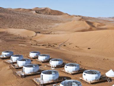 敦煌大漠繁星旅拍星空沙漠露营基地
